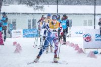 Johanka Šimková na startu stíhačky